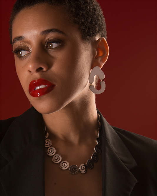 AMAITÉ - Aretes en plata .925 - Dinur Estudio de Joyería