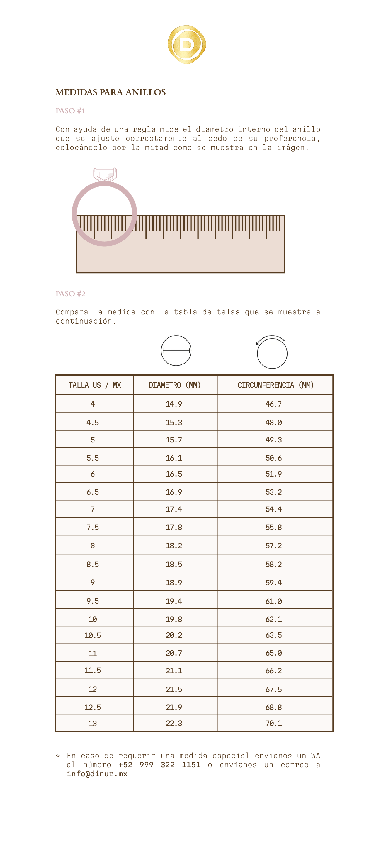 TEMPUS - Anillo en plata .925 - Dinur Estudio de Joyería