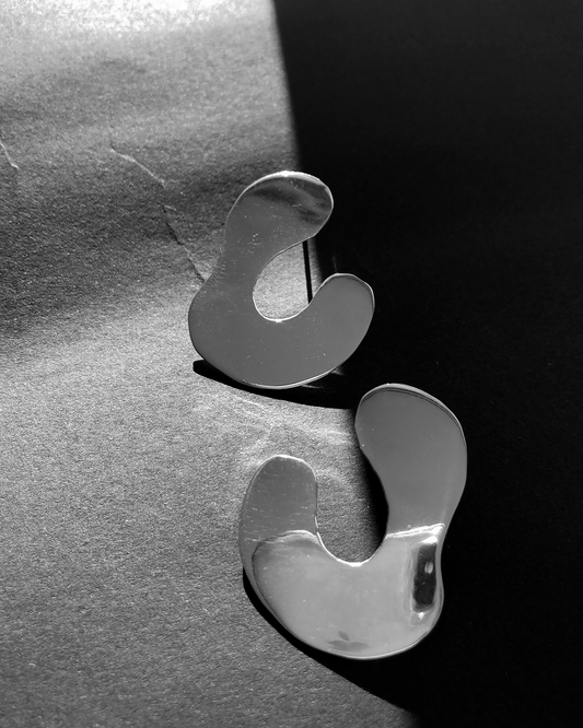 ITZAMARA - Aretes en plata .925 - Dinur Estudio de Joyería