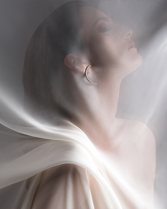 LUCÍA - Aretes en plata .925 - Dinur Estudio de Joyería