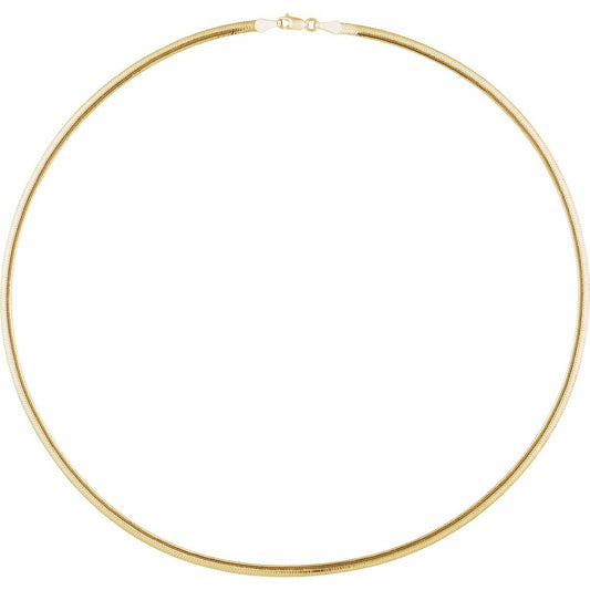 SOLIS - Collar reversible en oro blanco y amarillo de 14K. - Dinur Estudio de Joyería