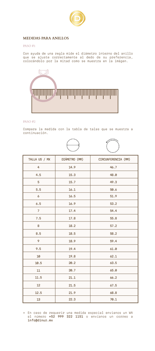 TEMPUS - Anillo en plata .925 - Dinur Estudio de Joyería
