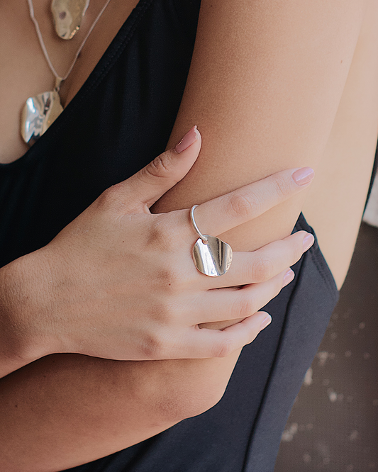 TEMPUS - Anillo en plata .925 - Dinur Estudio de Joyería